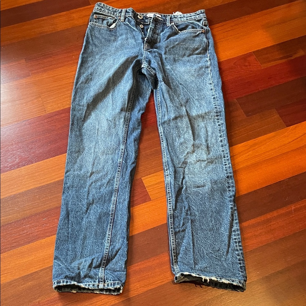 Zara Women's Straight Blue Jeans